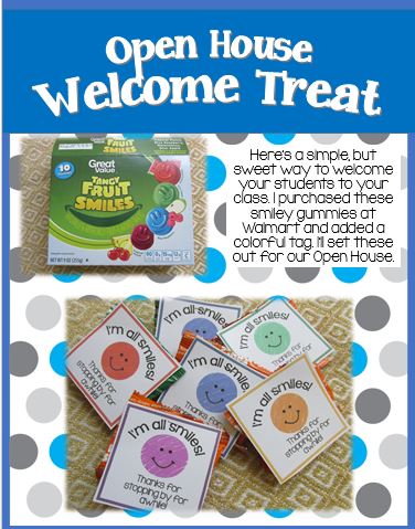 Live and Learn: Back to School: Open House Treats