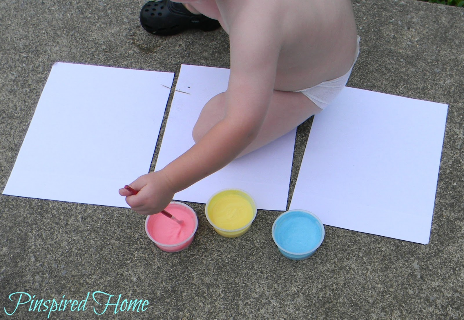Pinspired Home Yogurt Paint Toddler Tested, Mom Approved