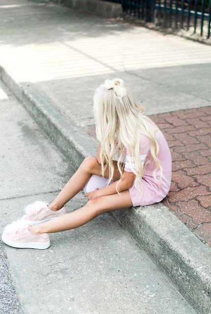 blush dress shoes little girl hair blonde fashion trends outfit idea
