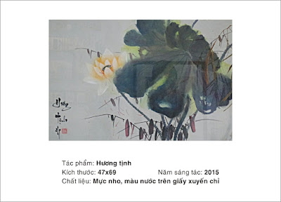 tranh thủy mặc Hoàng Văn Giang tranh thủy mặc Hoàng Văn Giang
