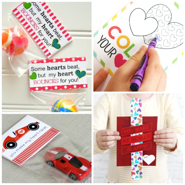 NO-CANDY VALENTINES FOR KIDS- 30+ easy & fun ideas! #nocandyvalentines #valentinesforkids #valentinescrafts