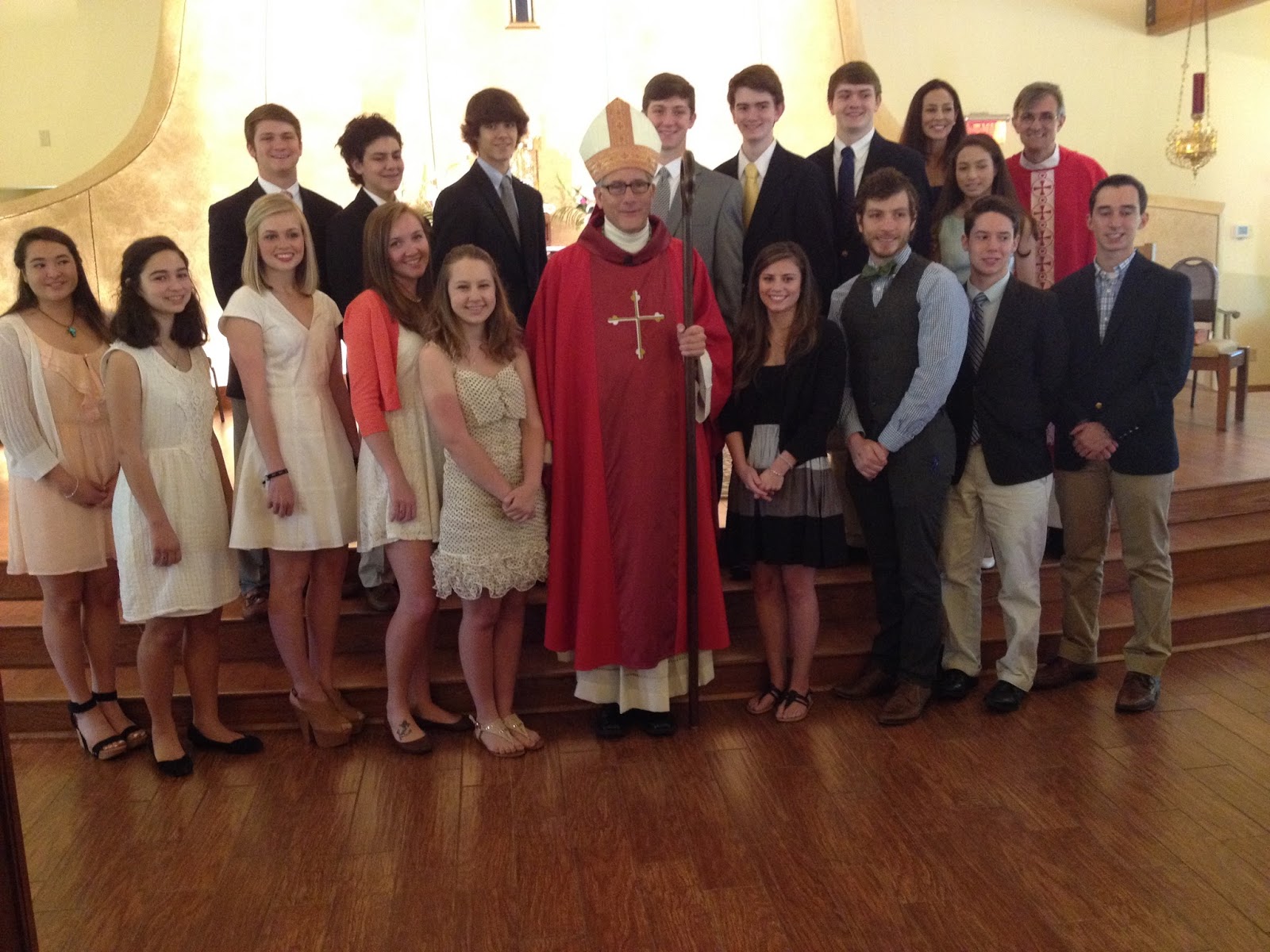 A Catholic Priest in Mississippi Confirmation mass at St John the