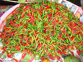 Chilies at the Nathon market