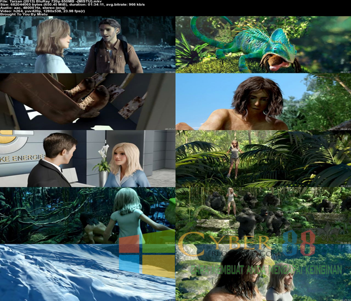 Download Tarzan (2013) BluRay 720p Full Movie + Sub Indonesia