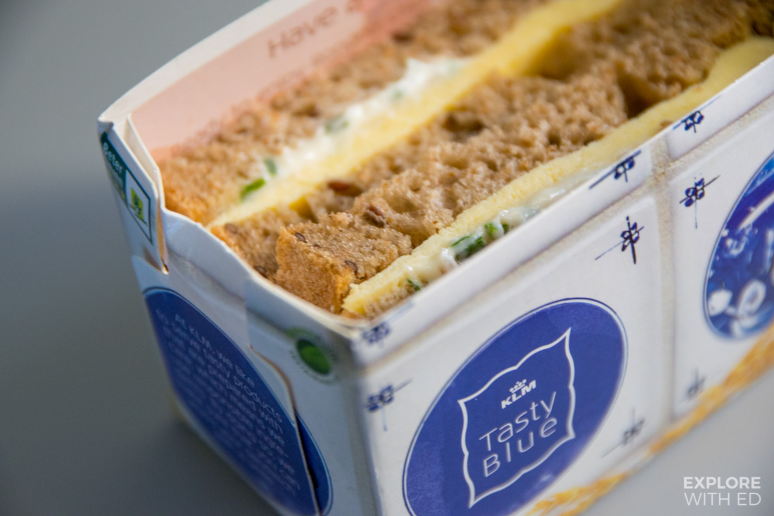 Food onboard KLM