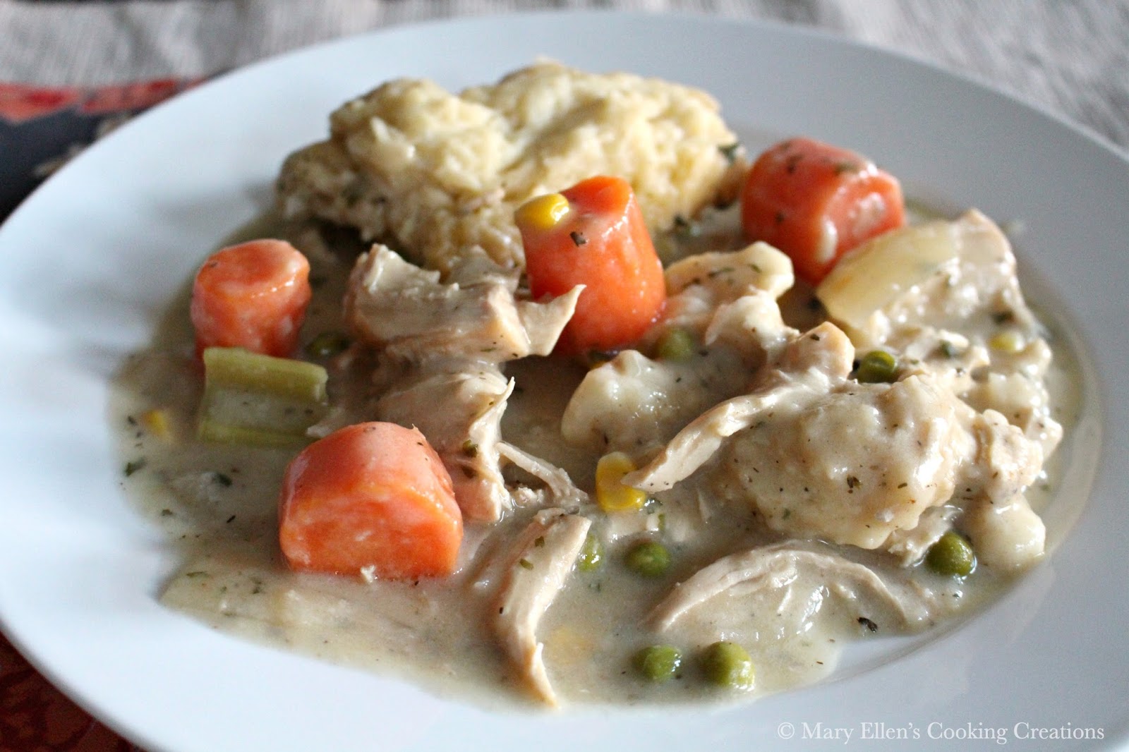 Mary Ellen's Cooking Creations Chicken and Dumplings