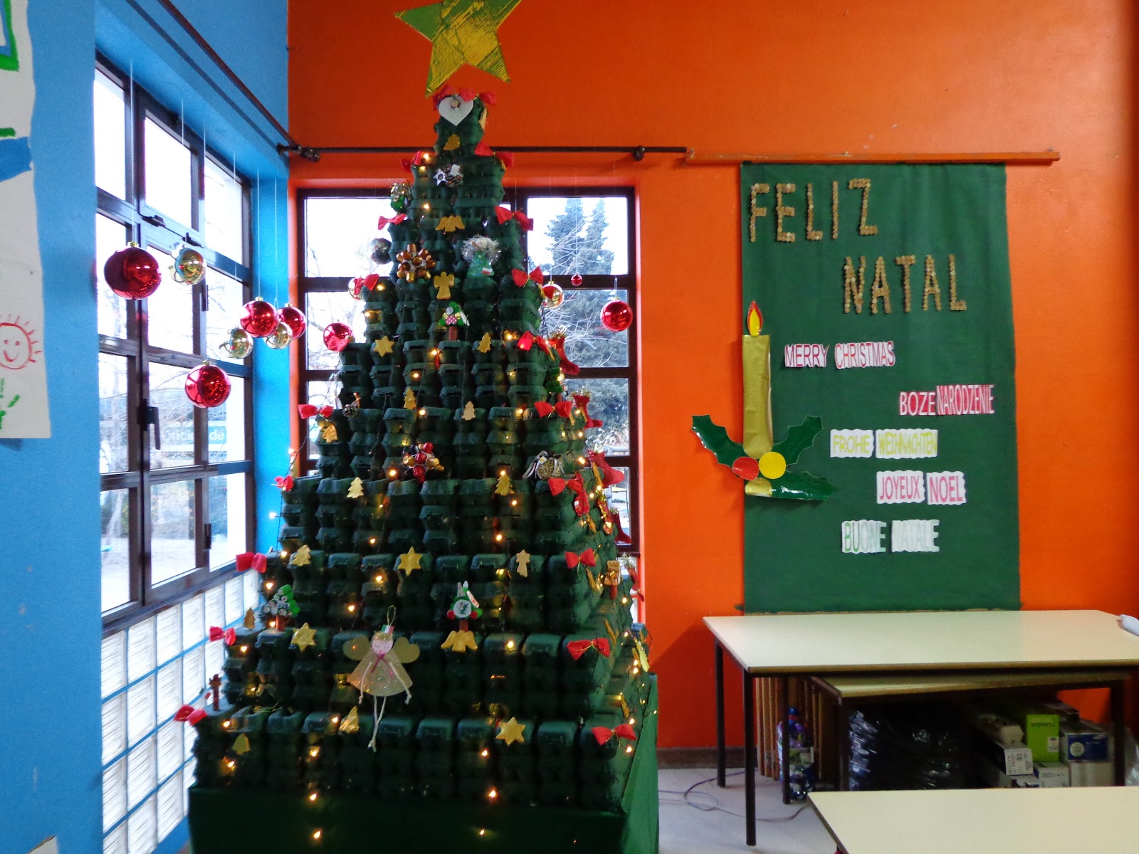 Eco-Escolas em Portugal: Árvore Natal- Na escola da Sismaria da Gândara
