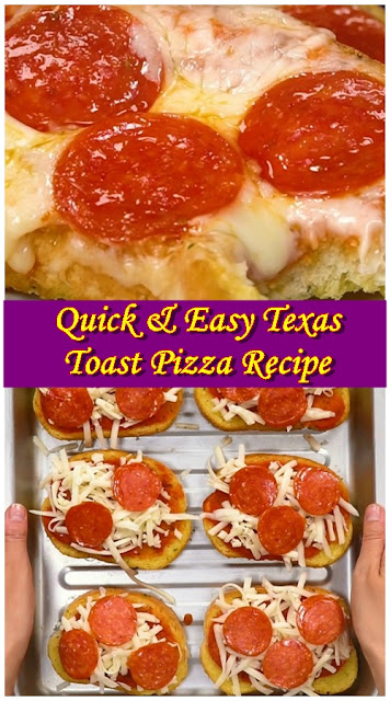 Quick & Easy Texas Toast Pizza Recipe Quick & Easy Texas Toast Pizza Recipe