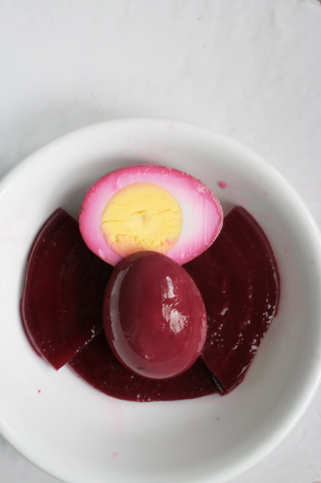 planting my feet Red Beet Eggs