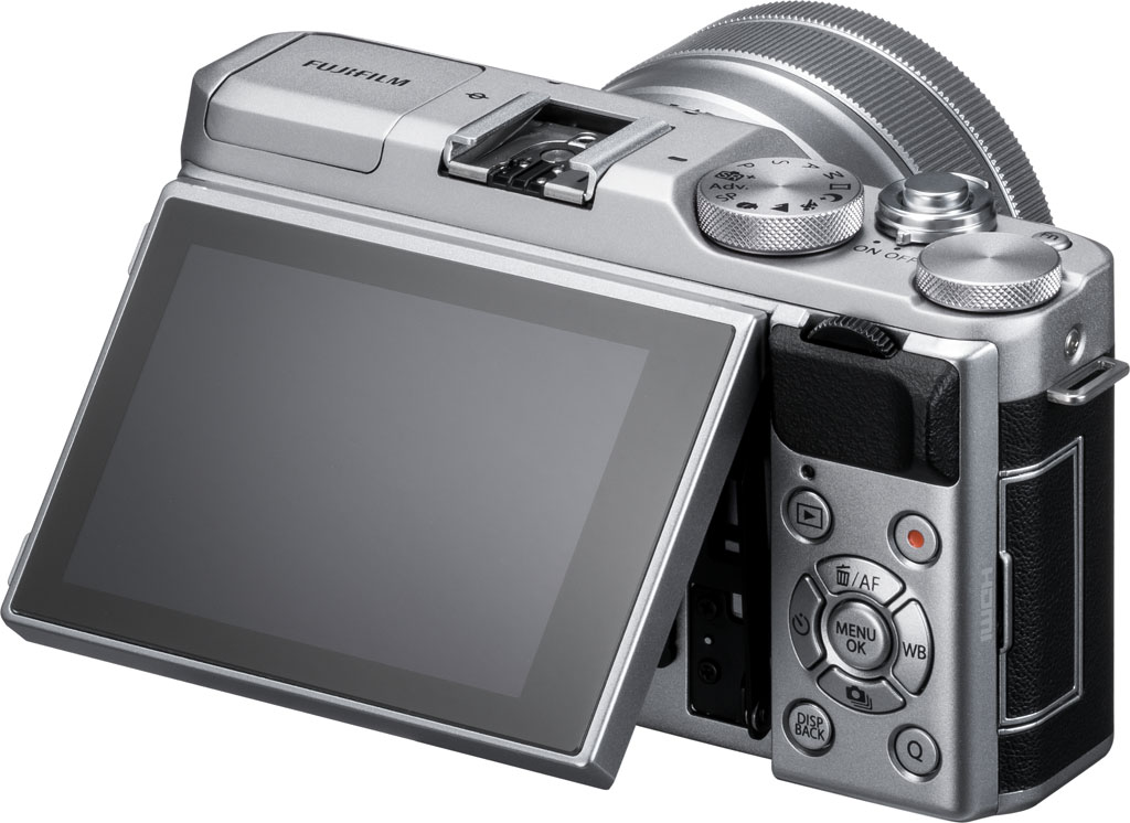 Fujifilm X-A5, вид сзади