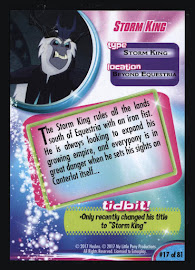My Little Pony Storm King MLP the Movie Trading Card