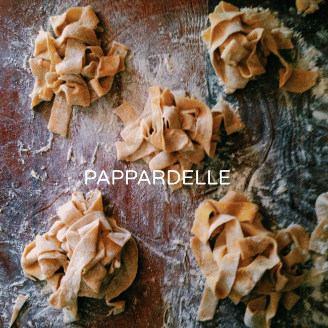 Homemade Pappardelle Savoring Italy