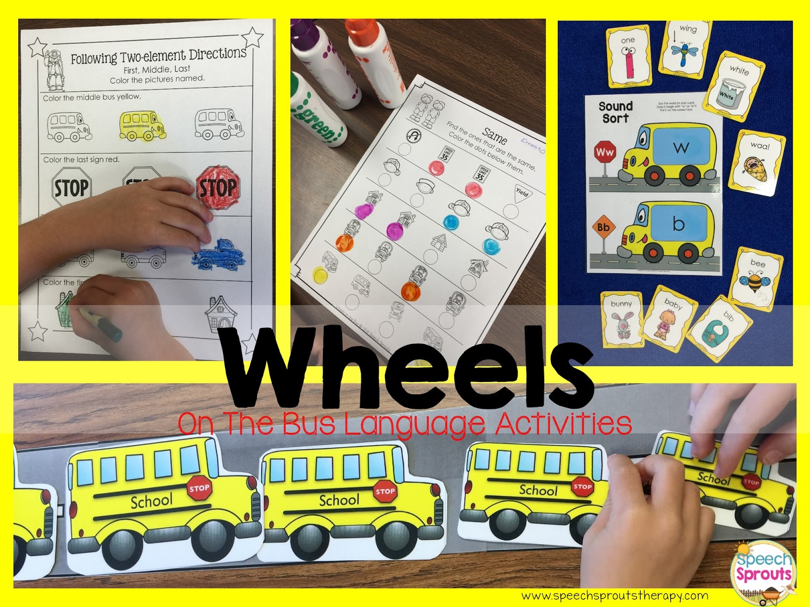 The Wheels On The Bus ActivitiesTransportation Week!
