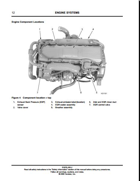 INTERNATIONAL Automotive Library: [Service Manual] International DT466