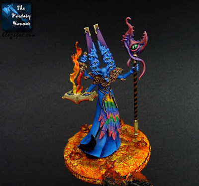 Gaunt Summoner of Tzeentch. Warhammer Quest Silver Tower WiP6