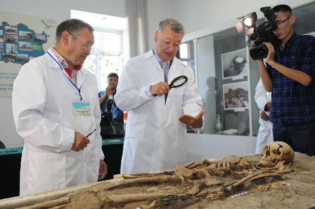 Burial mound in Kazakhstan yields remains of ‘golden man’ dating back to 8th century BC