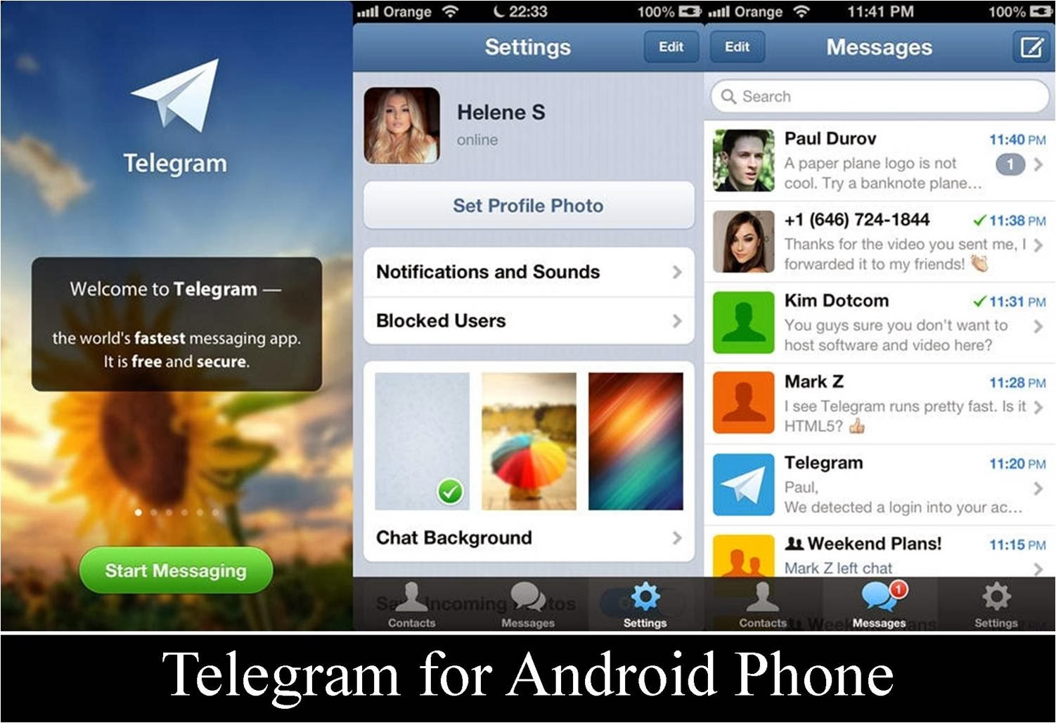 Telegram мессенджер