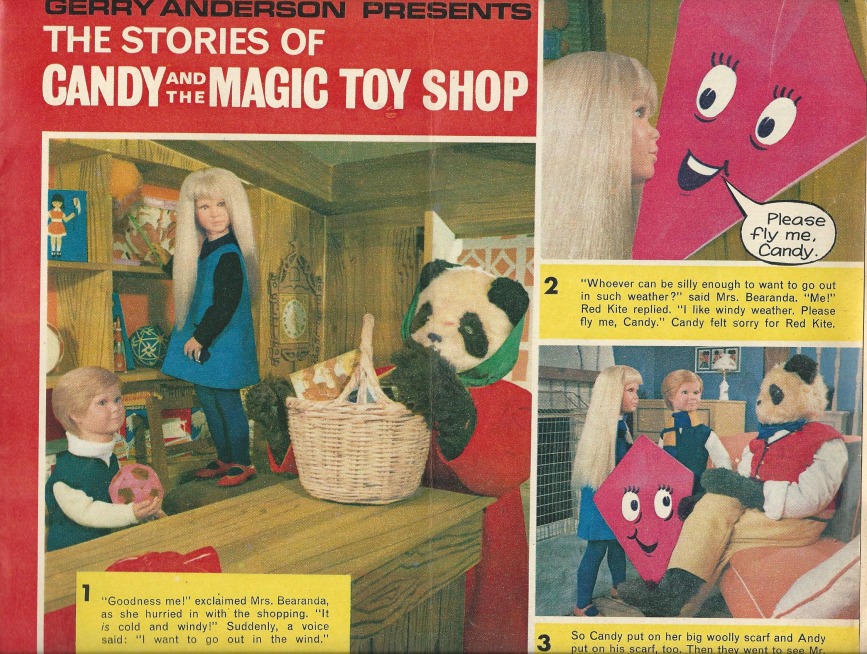 MOONBASE CENTRAL MORE TOYS ON THE COVERS OF CANDY AND ANDY COMICS