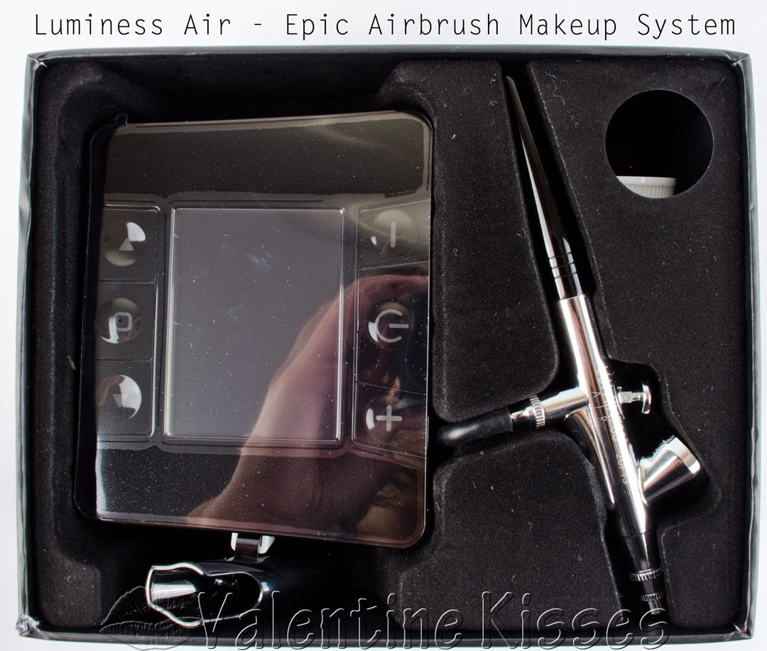 Valentine Kisses: Epic by Luminess Air - Airbrush Makeup System - review,  before & after pics
