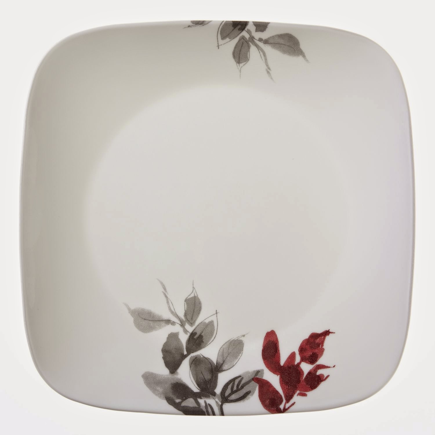 ANJ Jaya Enterprise CORELLE® SQUARE™ KYOTO LEAVES 16PC DINNERWARE SET