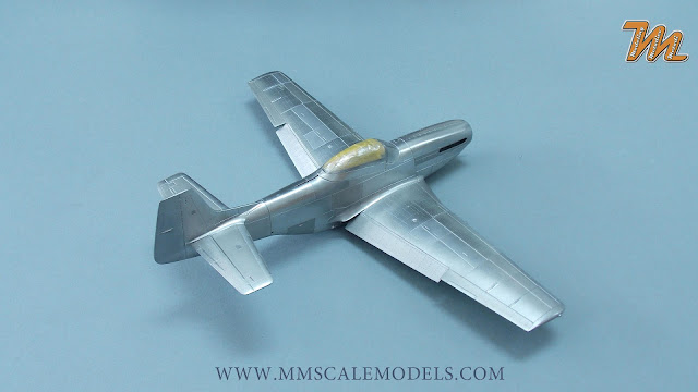 P-51 D-15 Mustang ICM 1/48 - plastic scale model build review