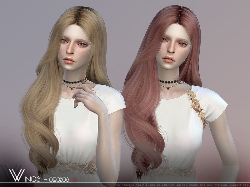 Sims 4 Ccs The Best Hair By Wingssims