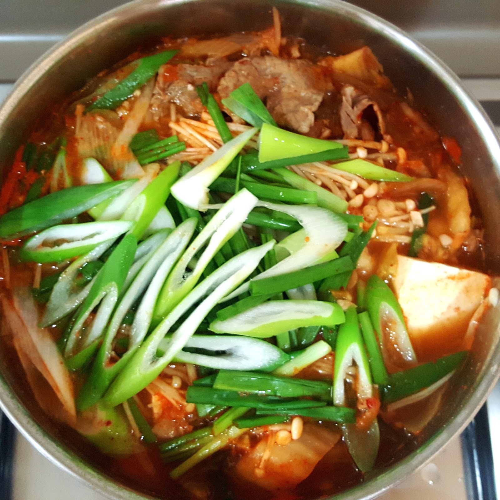 Catherine's Cooking cathteops Kimchi Meat Soup