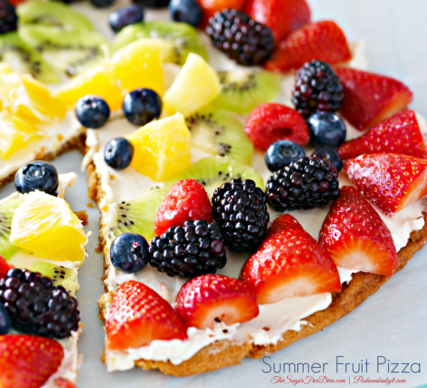 A Delicious Summer Fruit Pizza