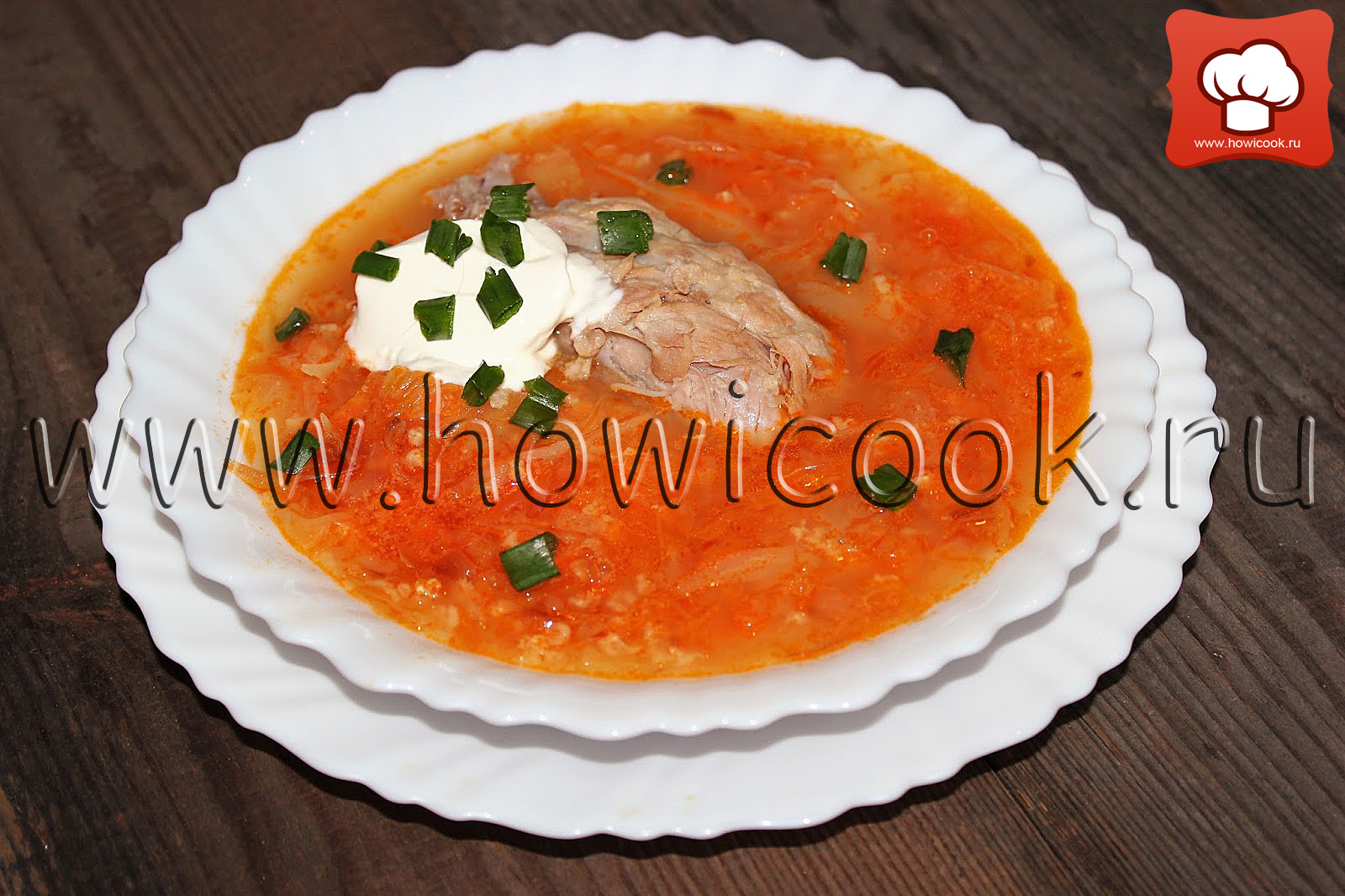 Капустняк на копченостях