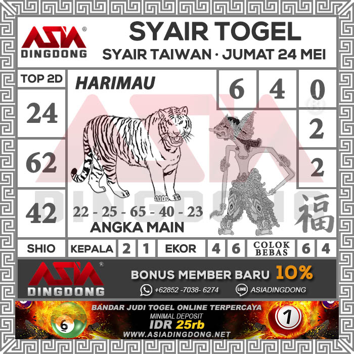 Syair Pandawa Taiwan Hari Ini Prediksi Mimpi Togel Lengkap