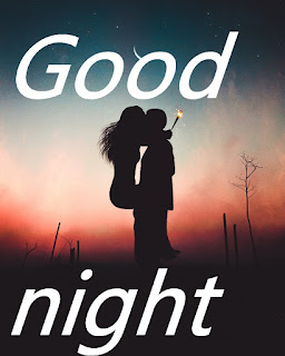romantic good night kiss image
