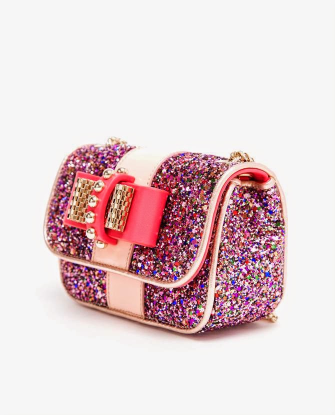 glitter shoulder bag