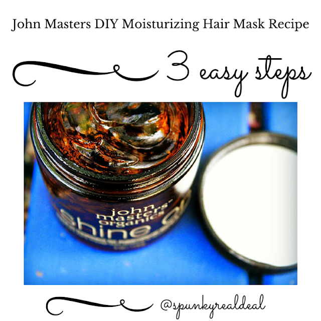 John Masters Organics DIY moisturizing hair mask recipe