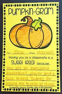 These FREE “Pumpkin Grams” are a fun way to spread kindness this Halloween! These note cards will brighten anyone’s day – and with so many templates to choose from, you will be able to spread cheer everywhere! Created by Jessica Lawler These FREE “Pumpkin Grams” are a fun way to spread kindness this Halloween! These note cards will brighten anyone’s day – and with so many templates to choose from, you will be able to spread cheer everywhere! Created by Jessica Lawler