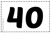 Resultado de imagen de numeros del 40 al 49