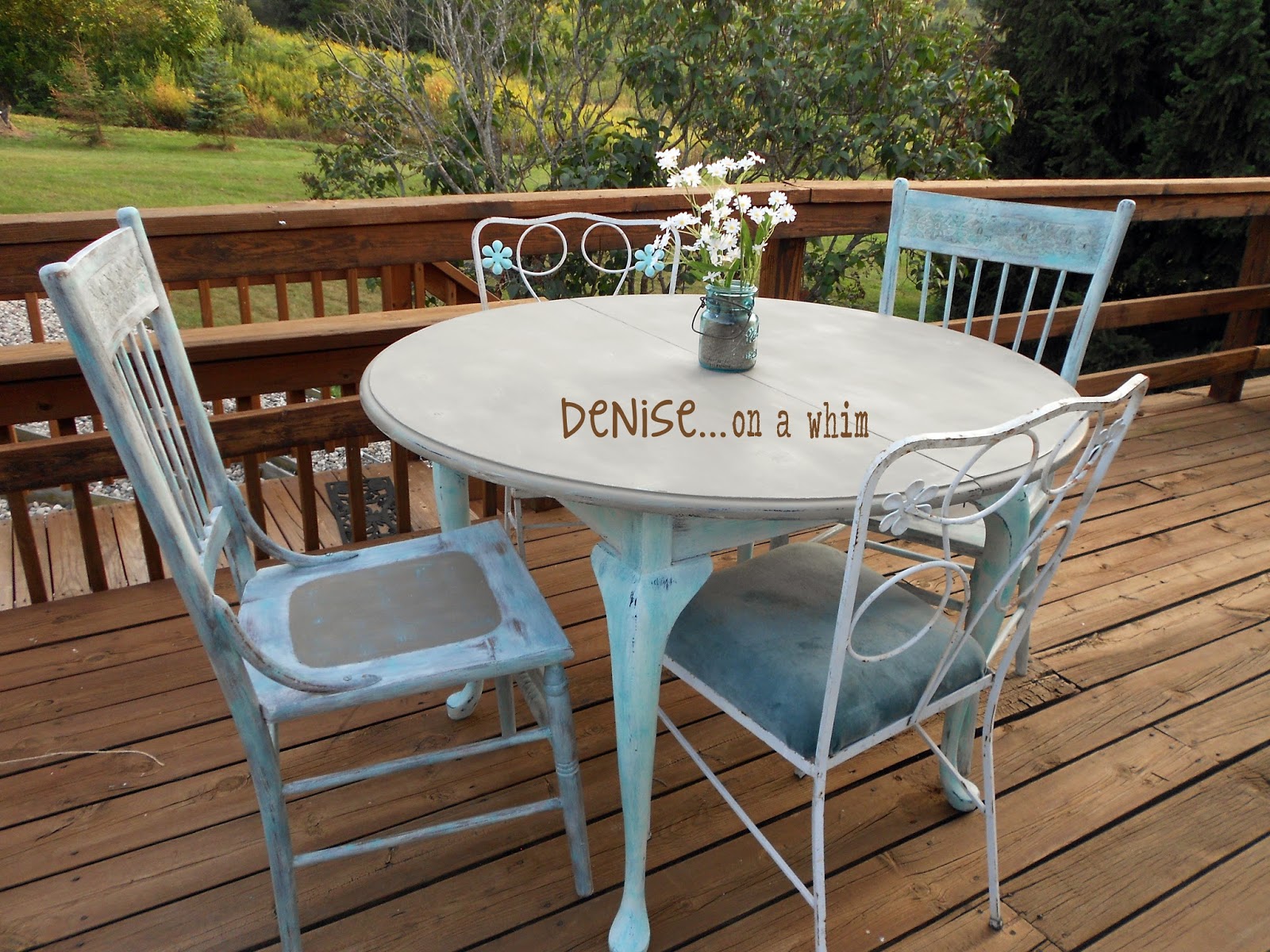 denise...on a whim Pretty Little Dining Room Set