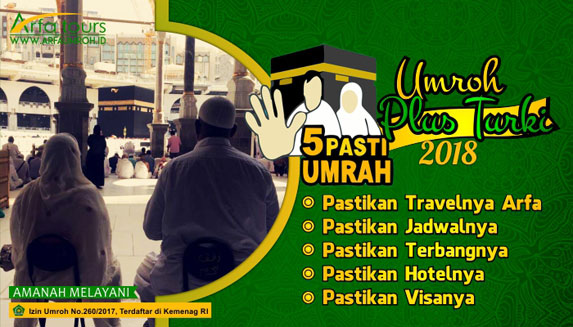 5 Pasti Umroh Turki 2018