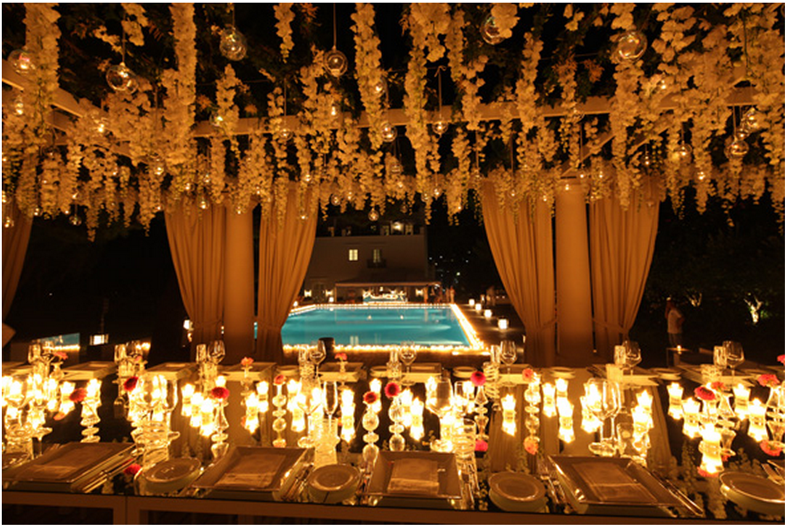 Luxury Capri (Italy) event destination and event planning design photos