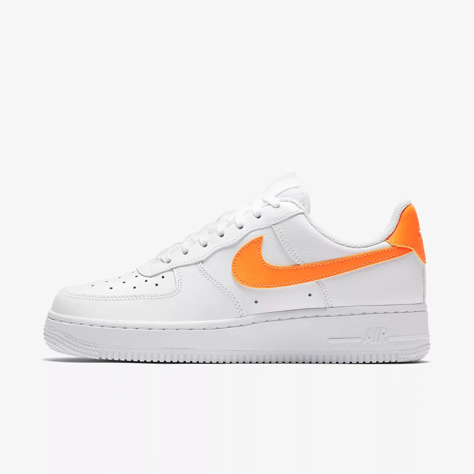 nike air force 1 different color swoosh