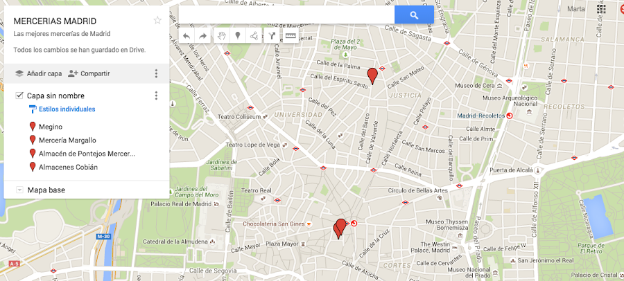 Mercerías de Madrid e Internet donde comprar materiales DIY