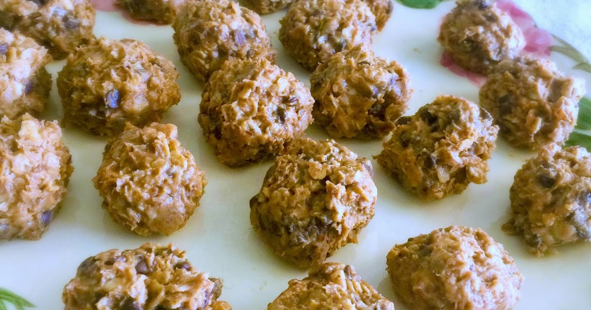 Chocolate Chip NoBake Peanut Butter Bites