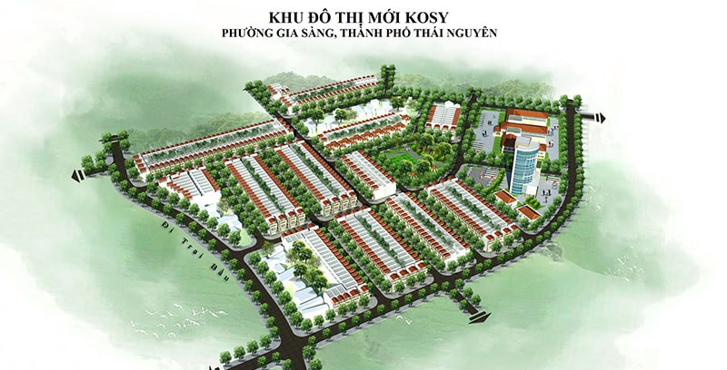 Tổng thể dự án Kosy Gia Sàng Tổng thể dự án Kosy Gia Sàng