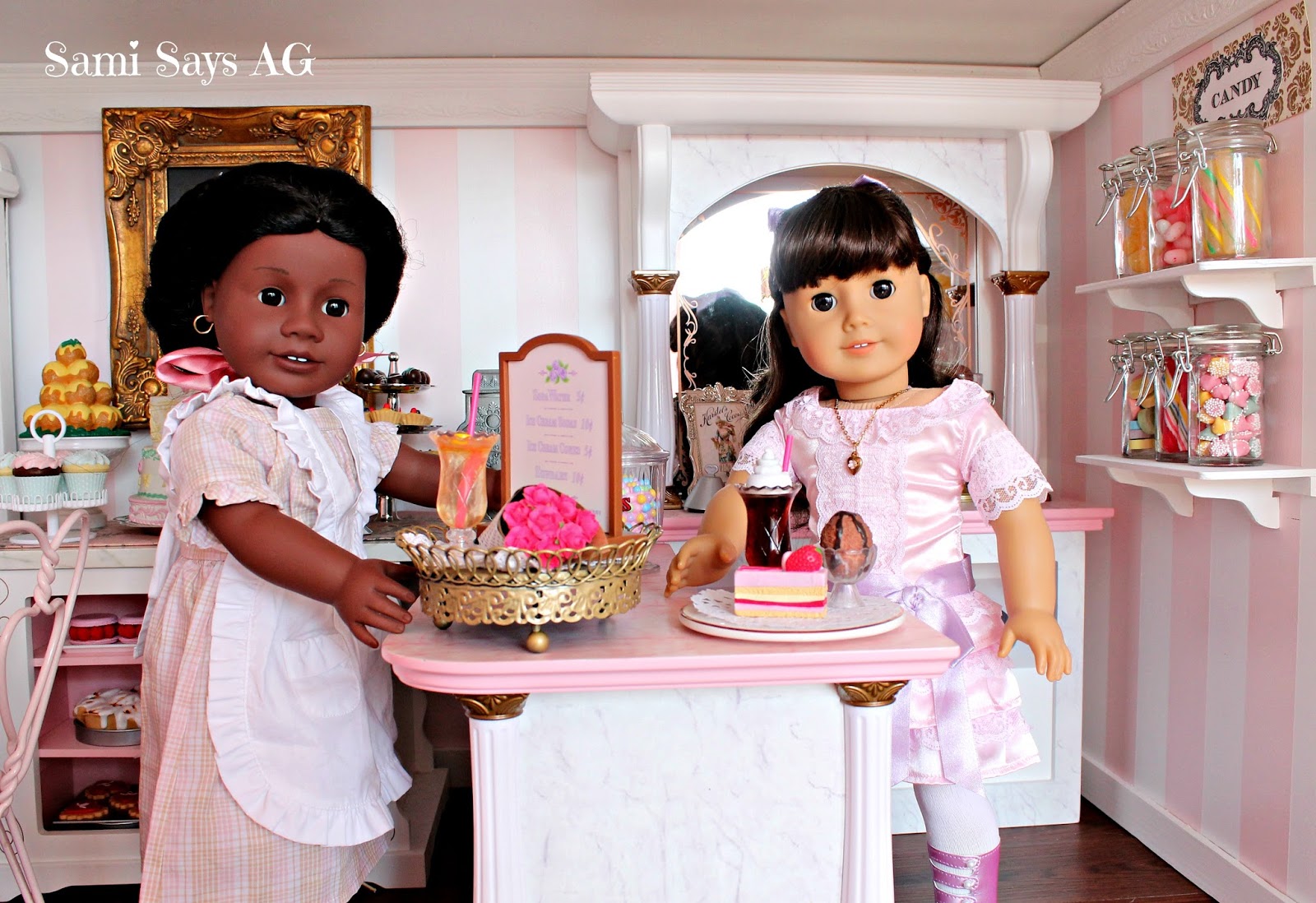 american girl doll ice cream parlor
