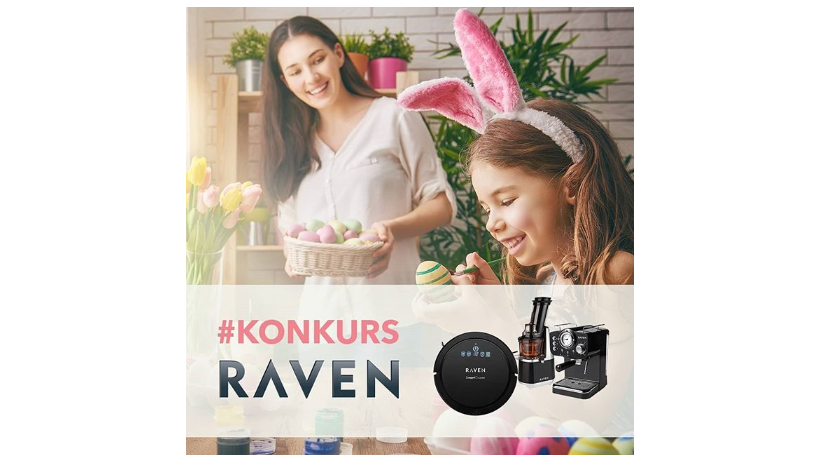 Do wygrania sprzęt agd marki RAVEN Konkurs