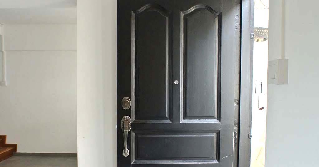 butterpaperstudio: Reno@Ubi Maisonette - Black Main Door