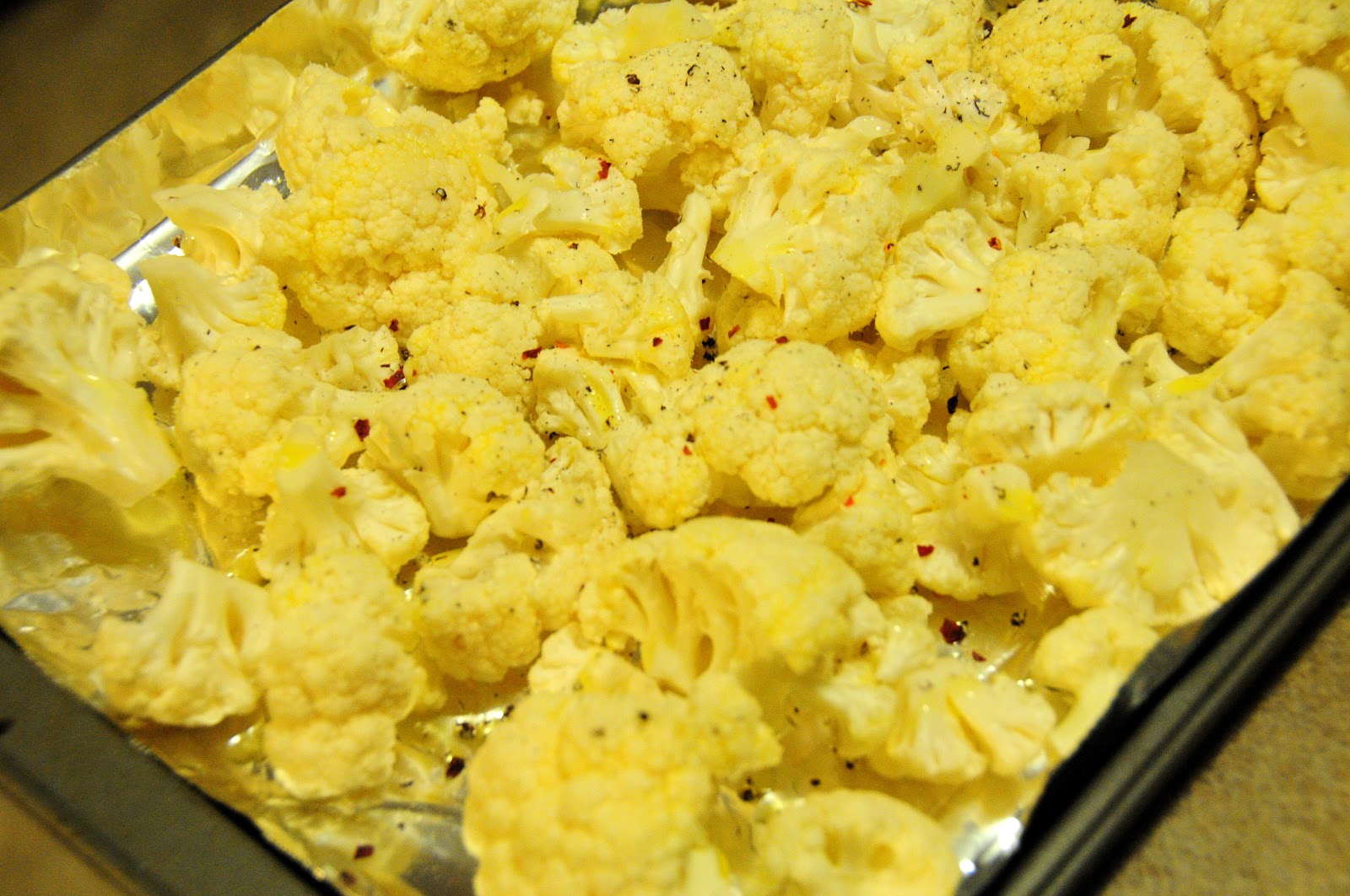 Roasted Cauliflower with Gouda Sauce total time 30 minutes Alley's