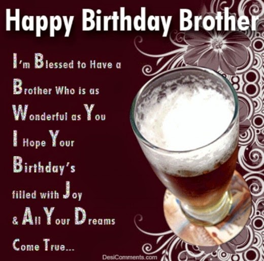 Birthday Wishes Elder Brother