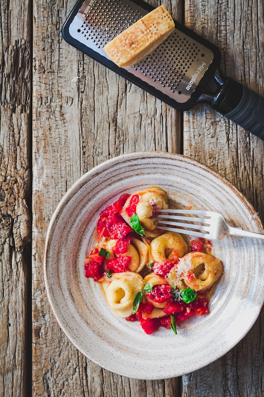 Milk and Honey Homemade Goat Cheese Tortellini with a Simple Fresh