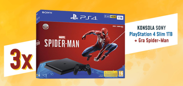 Wygraj konsolę Sony Playstation 4 1TB Konkurs