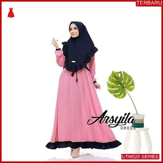 UTM025A36 Baju Arsyila Muslim Dress Dewasa Syari UTM025A36 019 | Terbaru BMGShop